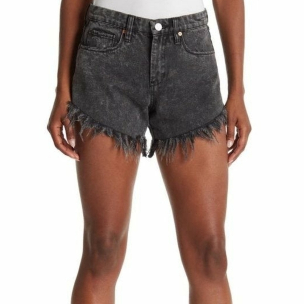 Blanknyc Fringe Cutoff Vintage Black Shorts